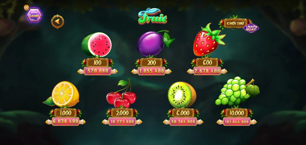 Slot Nổ Hũ Fruit Betvip