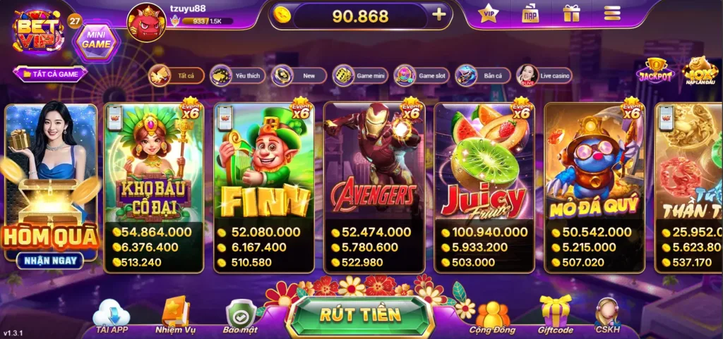 betvip nổ hũ