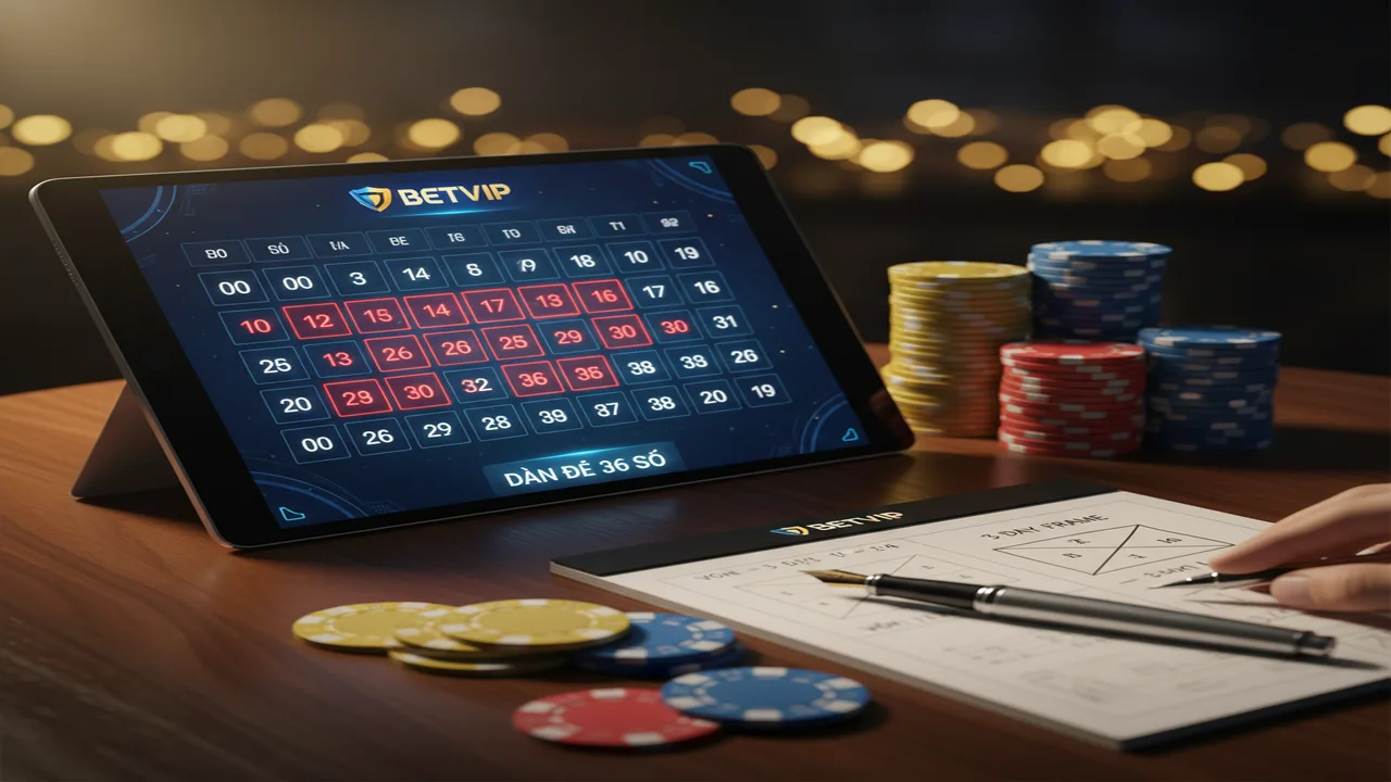 Dàn đề 36 số Betvip