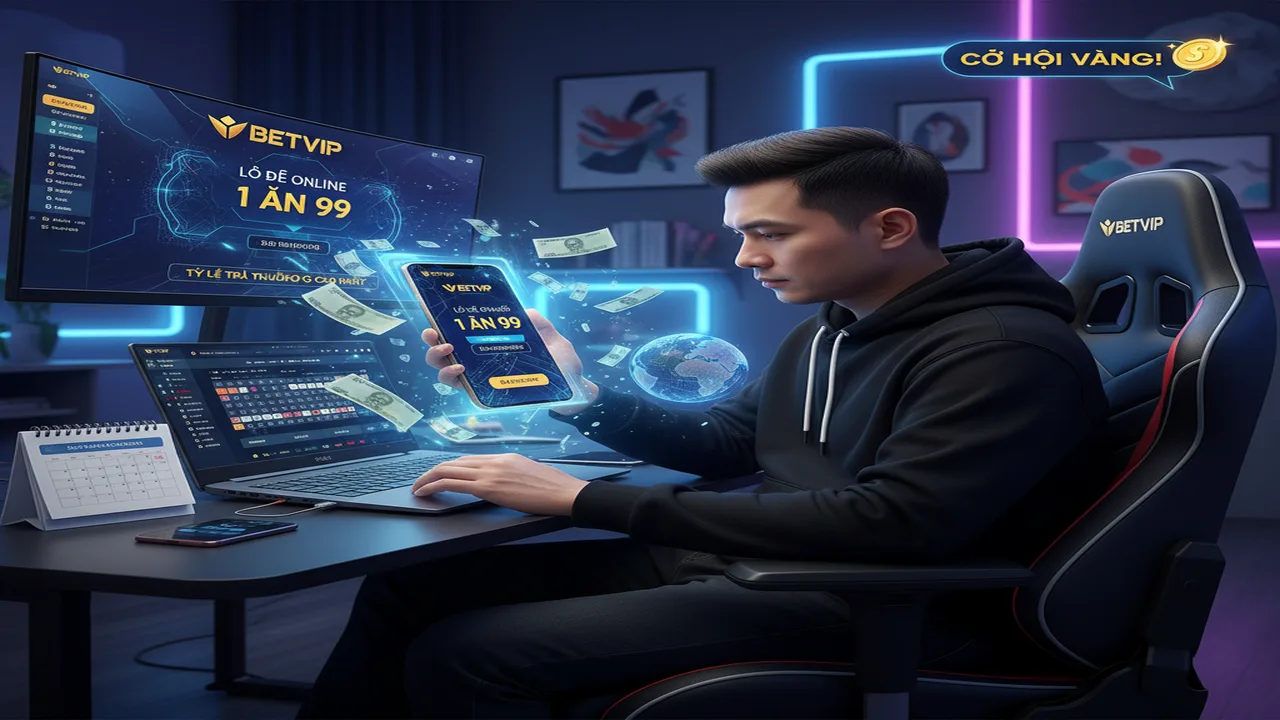 Lô đề 1 ăn 99 Betvip