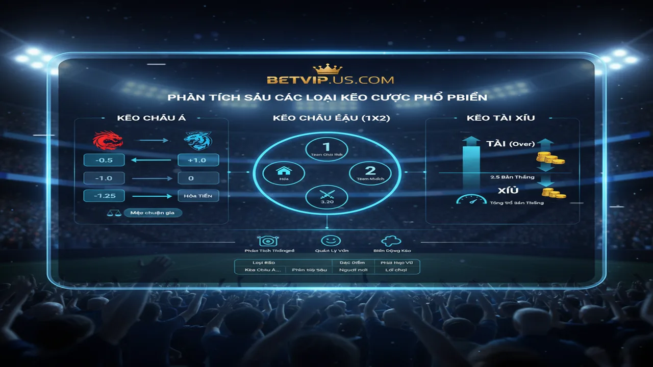 Phân biệt các loại kèo Betvip