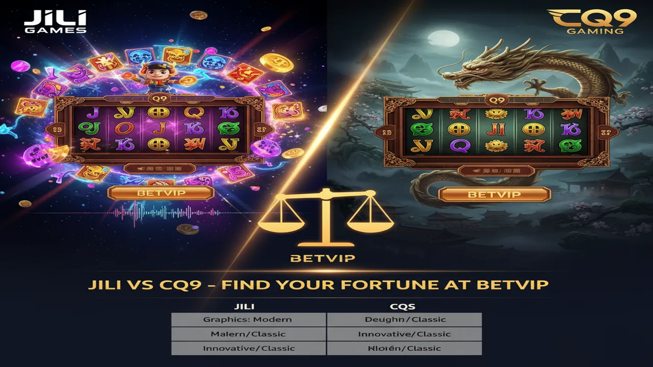 So sánh Jili và CQ9 Betvip