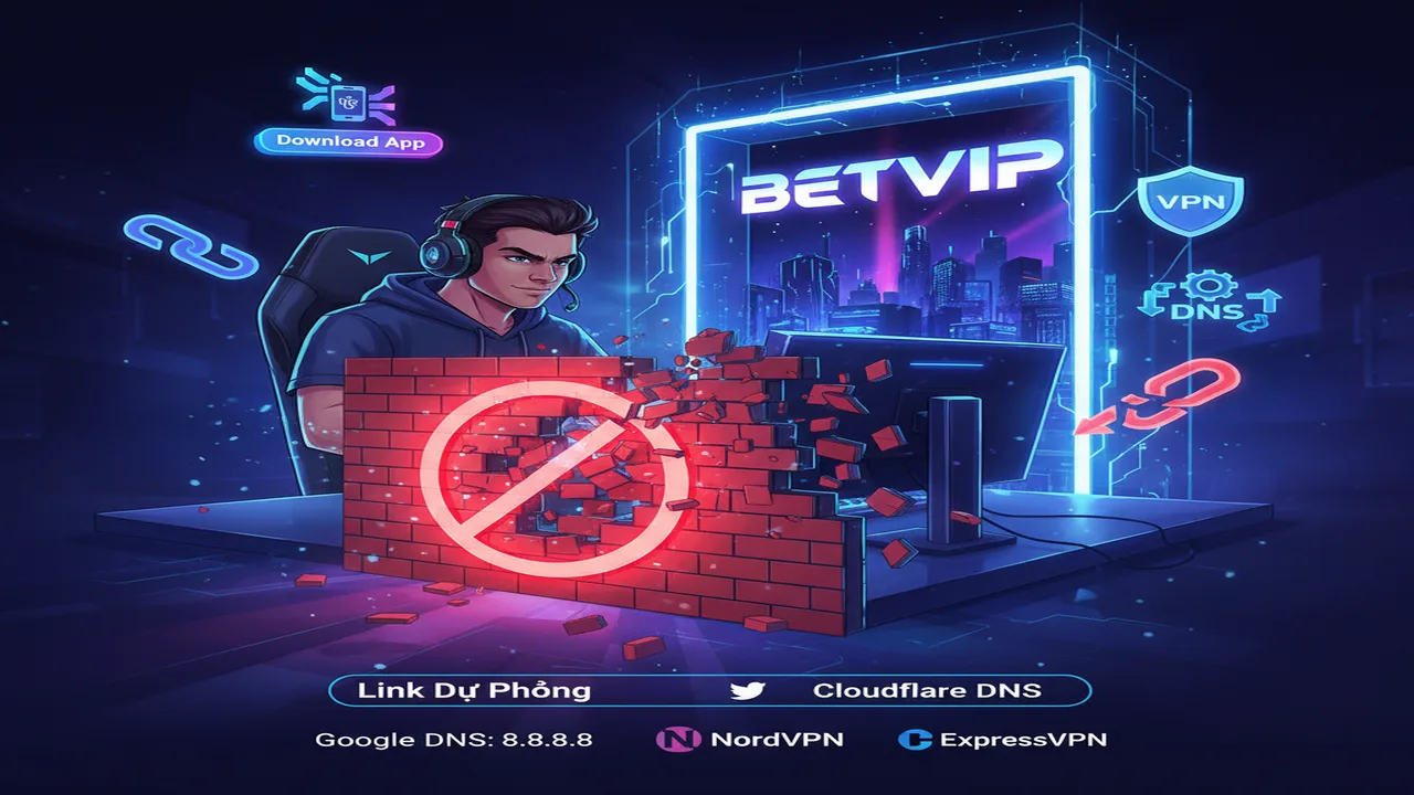 Vào game không bị chặn Betvip